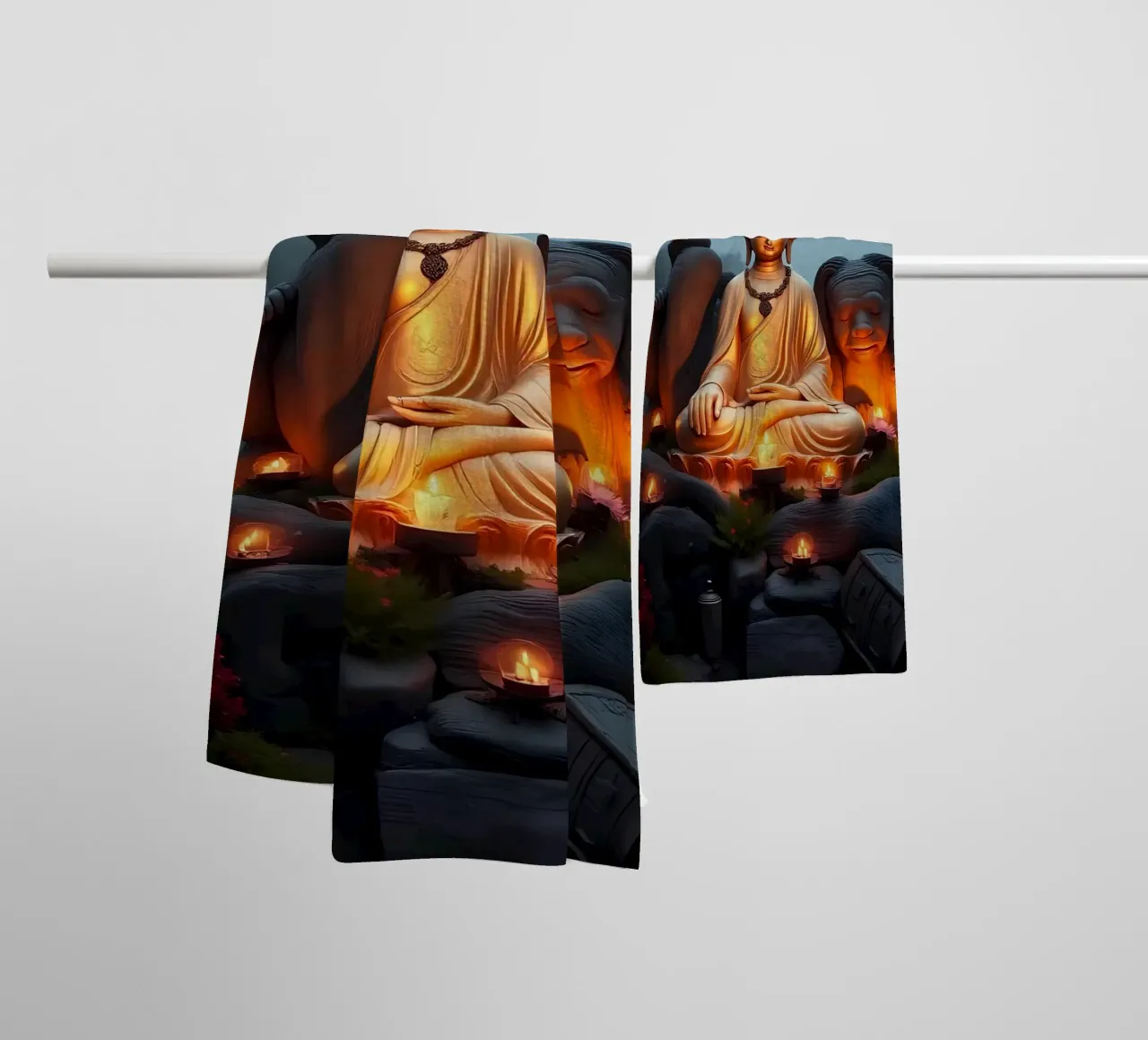 Buddha asciugamano da bagno da kosinsart.gallery