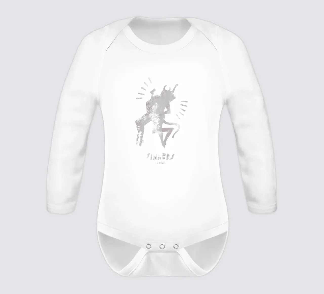 Sinners Devil Dance long-sleeve baby romper by Junkie Movie 2