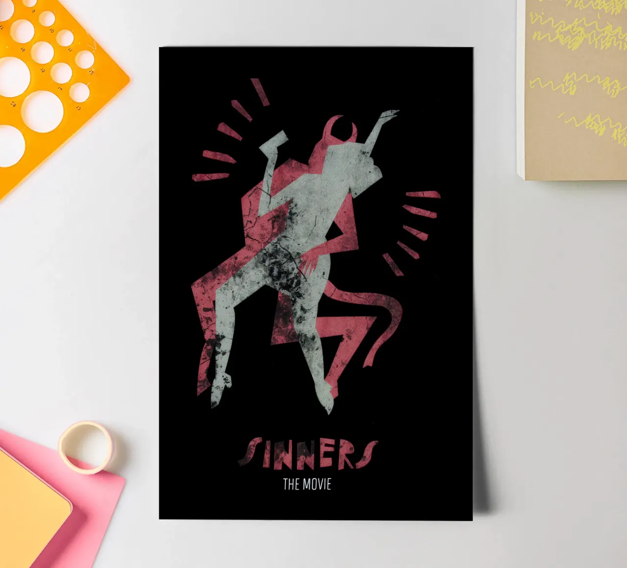 Sinners Devil Dance sticker sheet by Junkie Movie 2