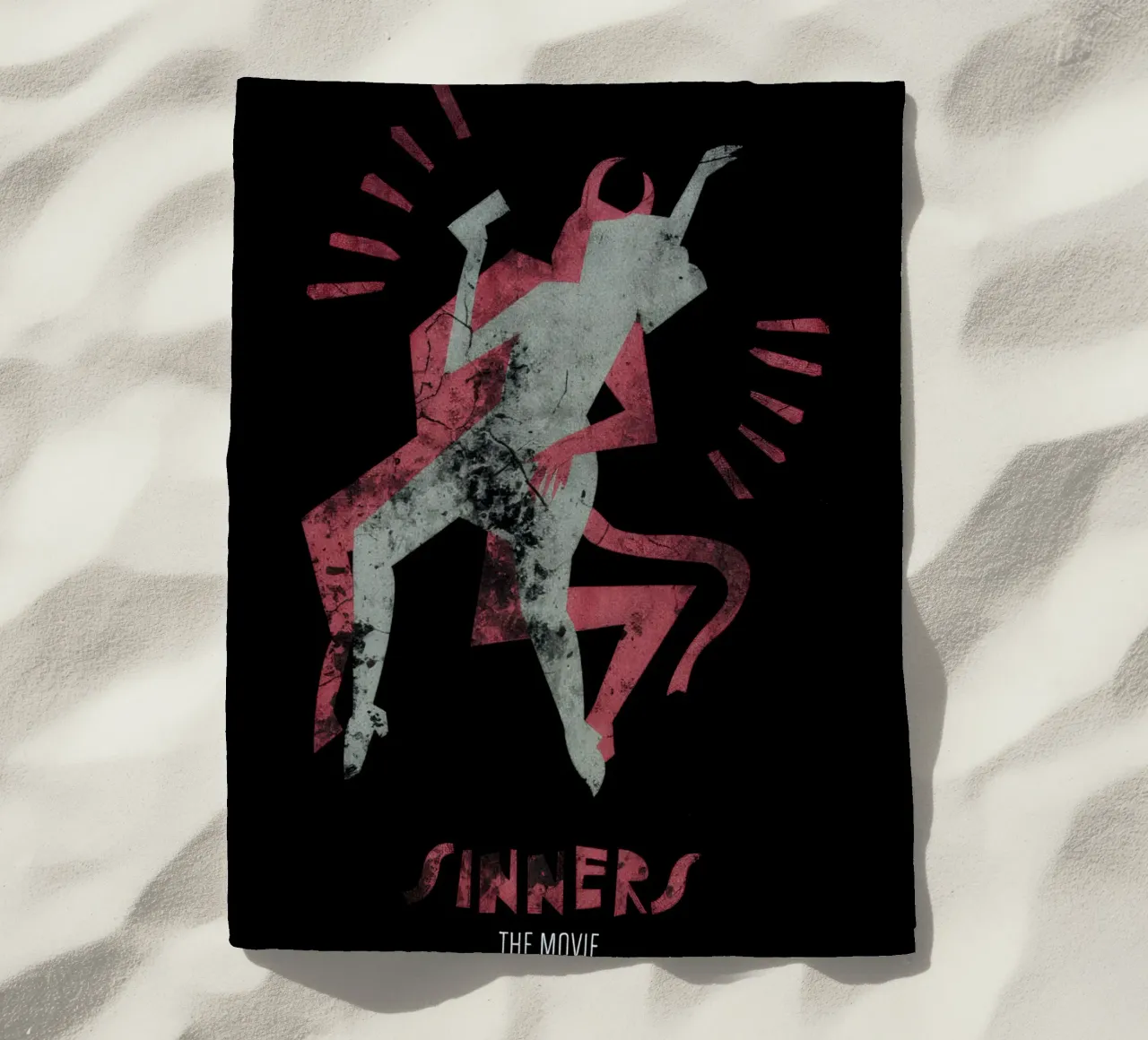 Sinners Devil Dance beach towel by Junkie Movie 2