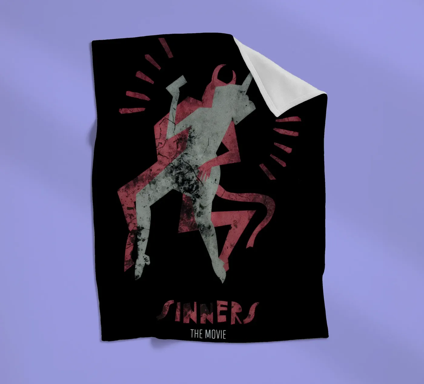 Sinners Devil Dance fleece blanket by Junkie Movie 2
