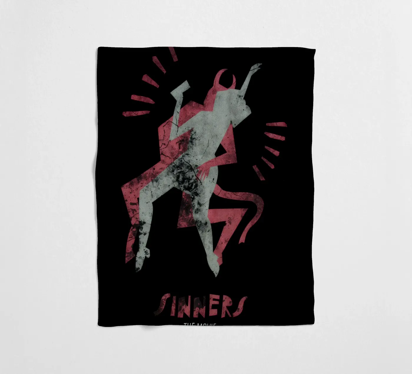 Sinners Devil Dance fleece blanket by Junkie Movie 2