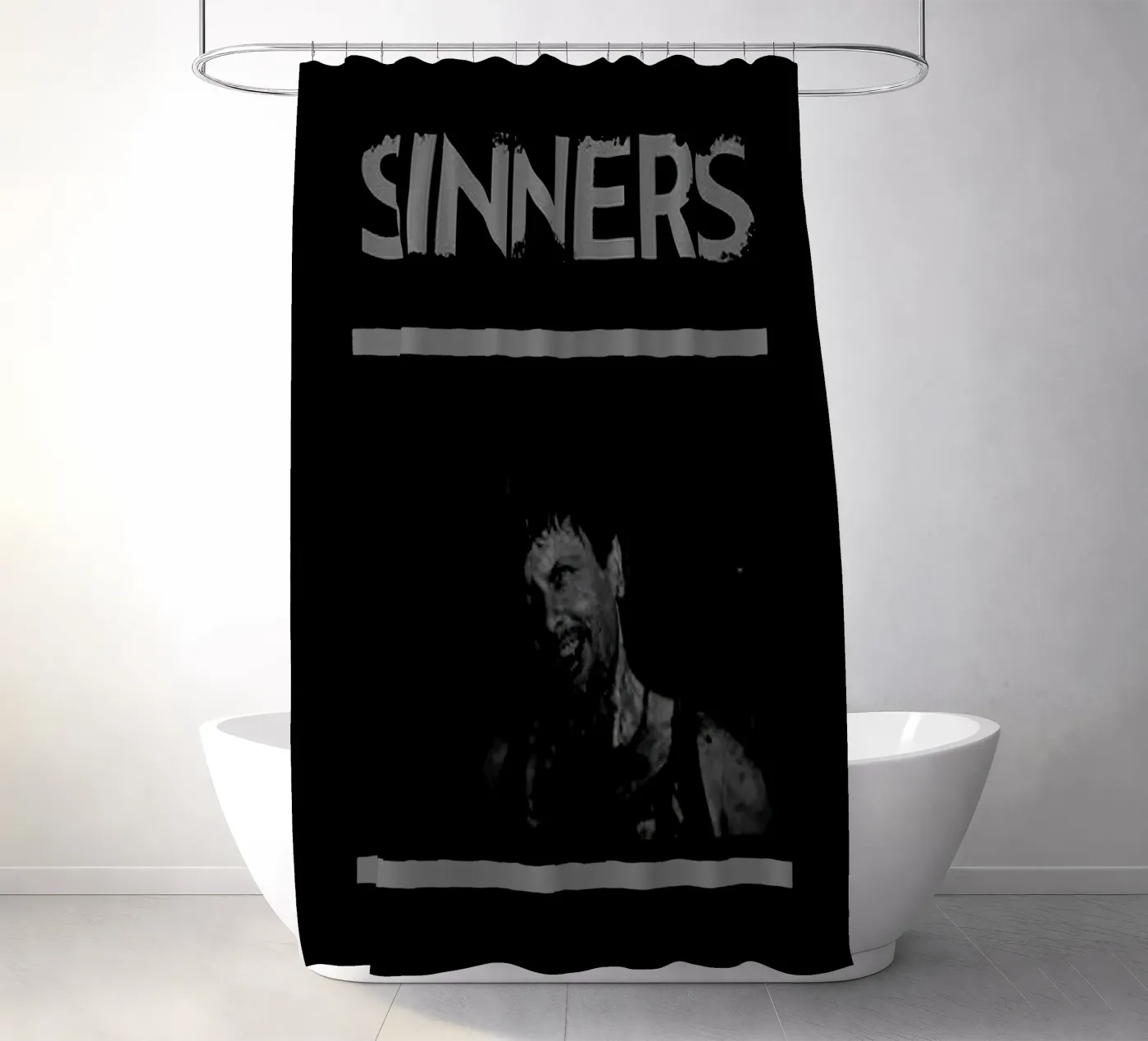 Sinners Devil shower curtain by Junkie Movie 2