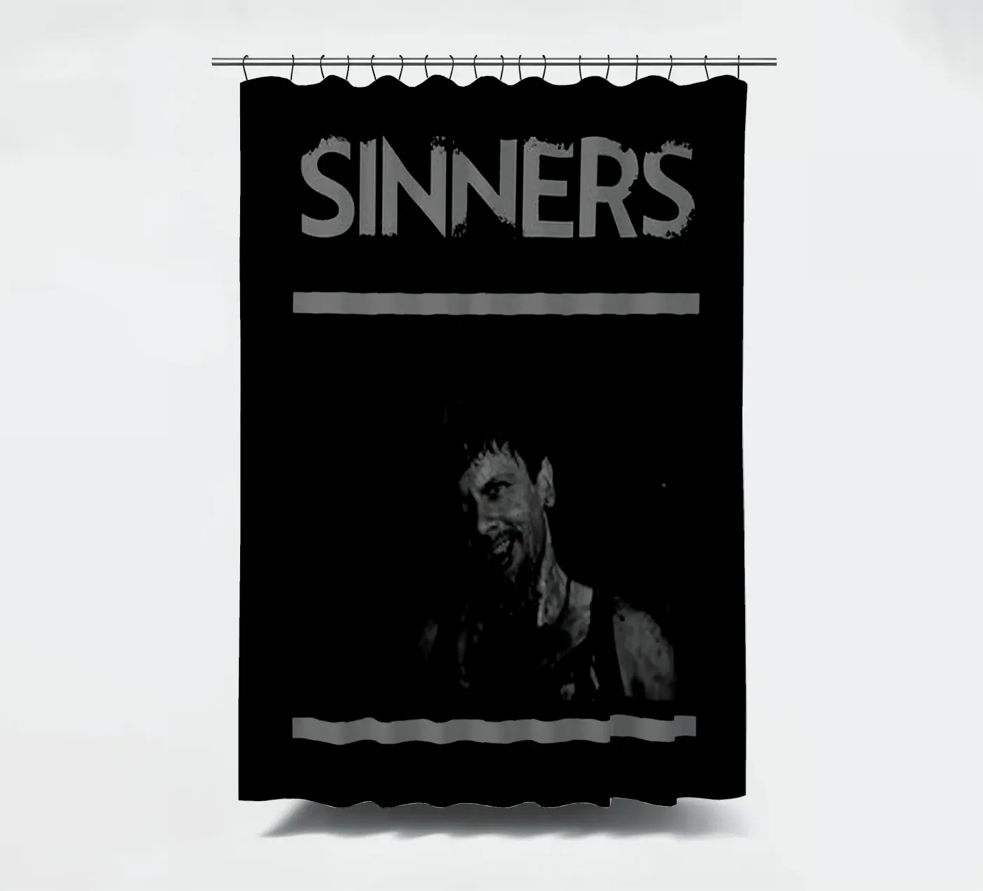 Sinners Devil shower curtain by Junkie Movie 2
