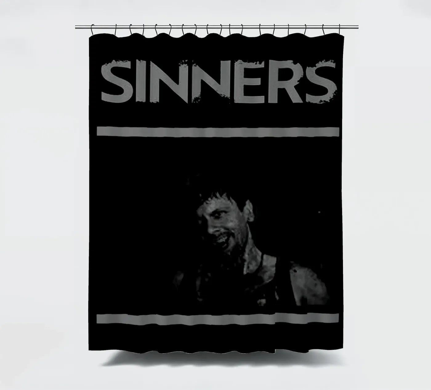 Sinners Devil shower curtain by Junkie Movie 2