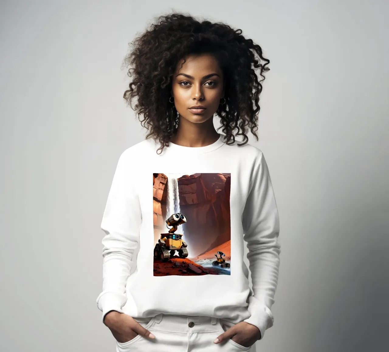 Wasserfall auf dem Mars sweatshirt van kosinsart.gallery
