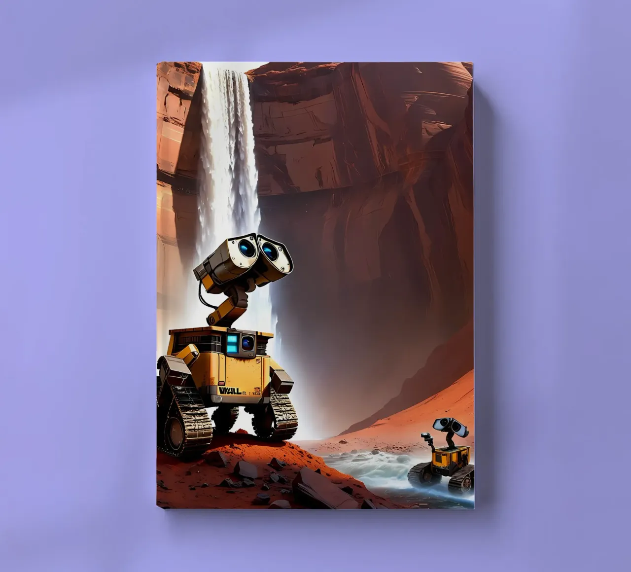 Wasserfall auf dem Mars notebook by kosinsart.gallery