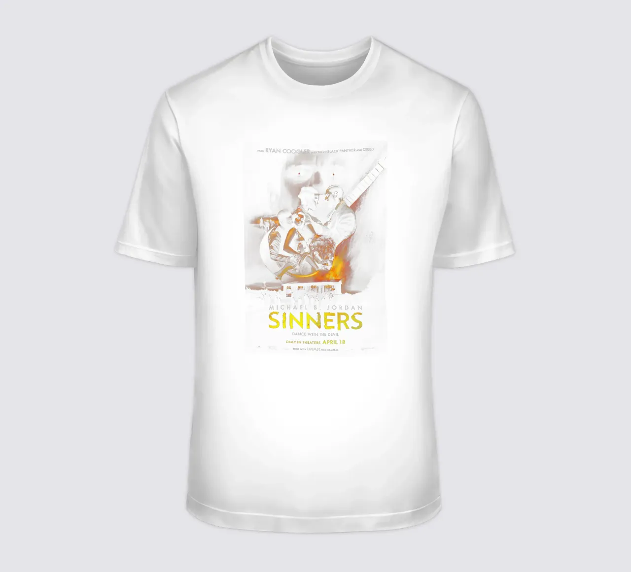Fuoco dei peccatori Chitarra t-shirt da Junkie Movie 2