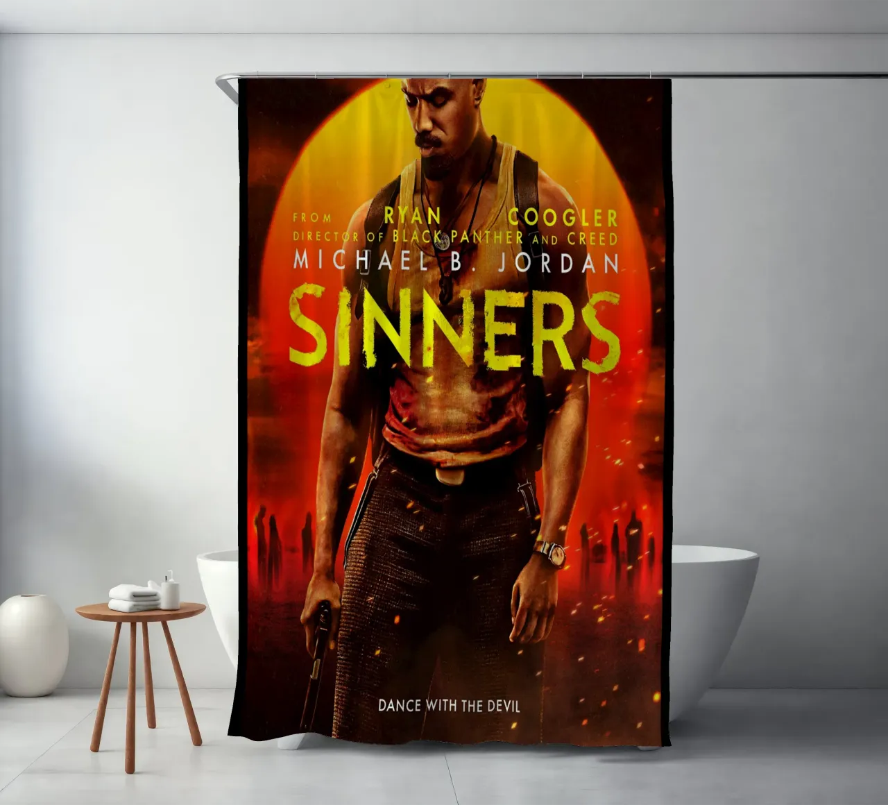 Sinners 2025 shower curtain by Junkie Movie 2