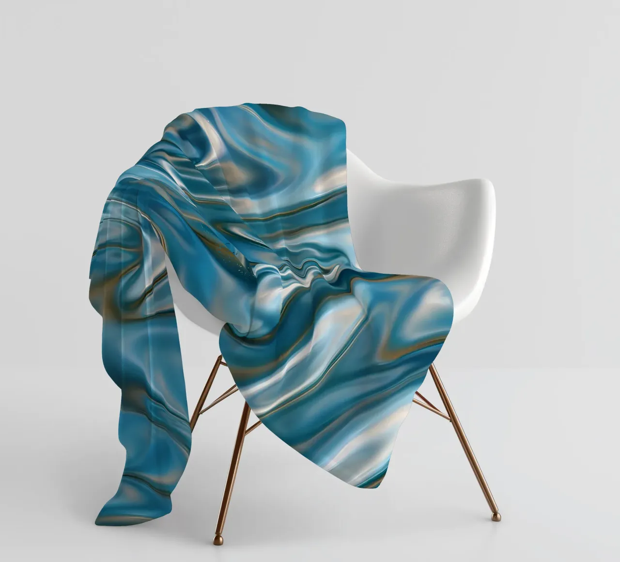 Liquid Alloy fleece blanket by SMPLE