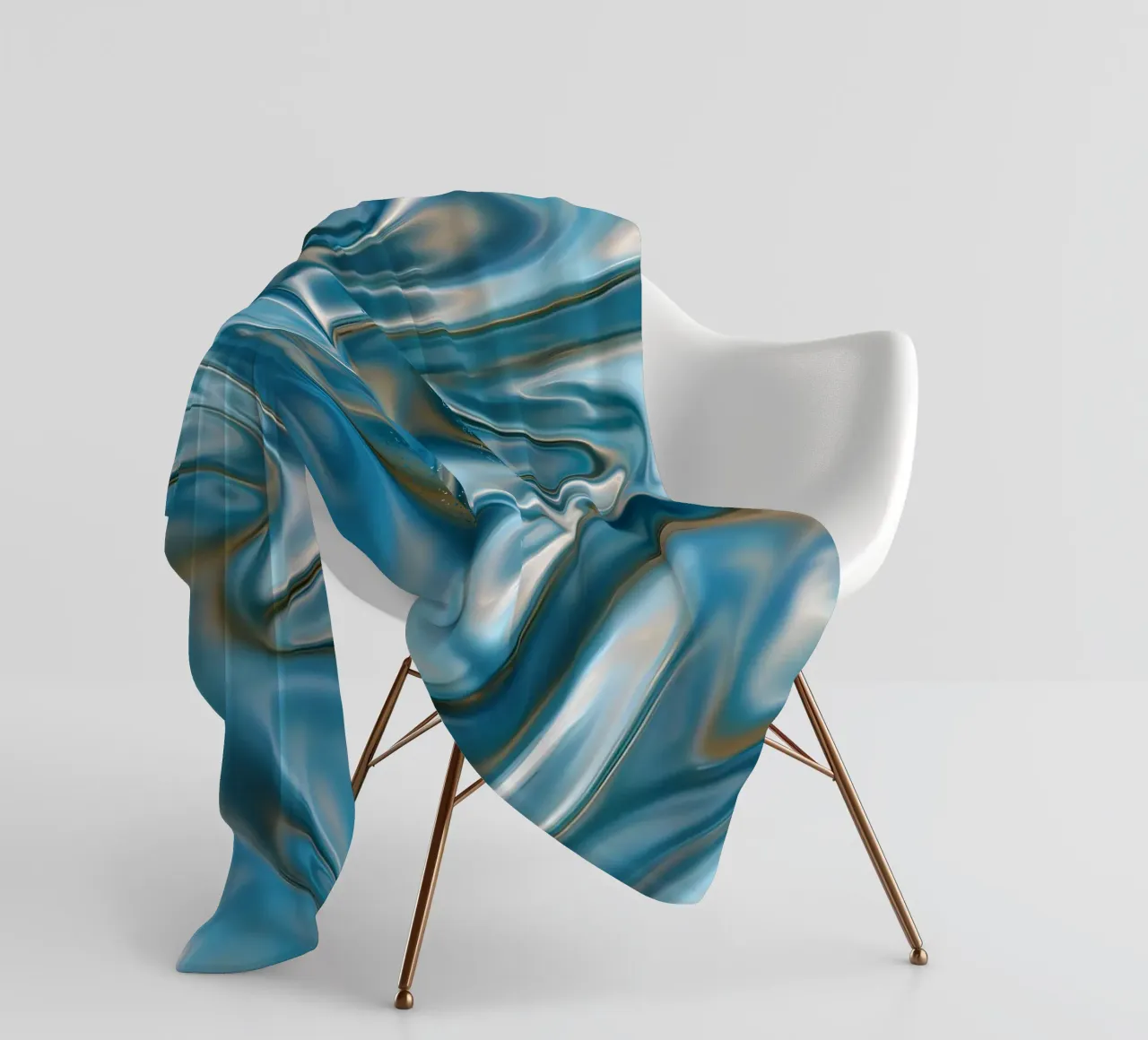 Liquid Alloy fleece blanket by SMPLE