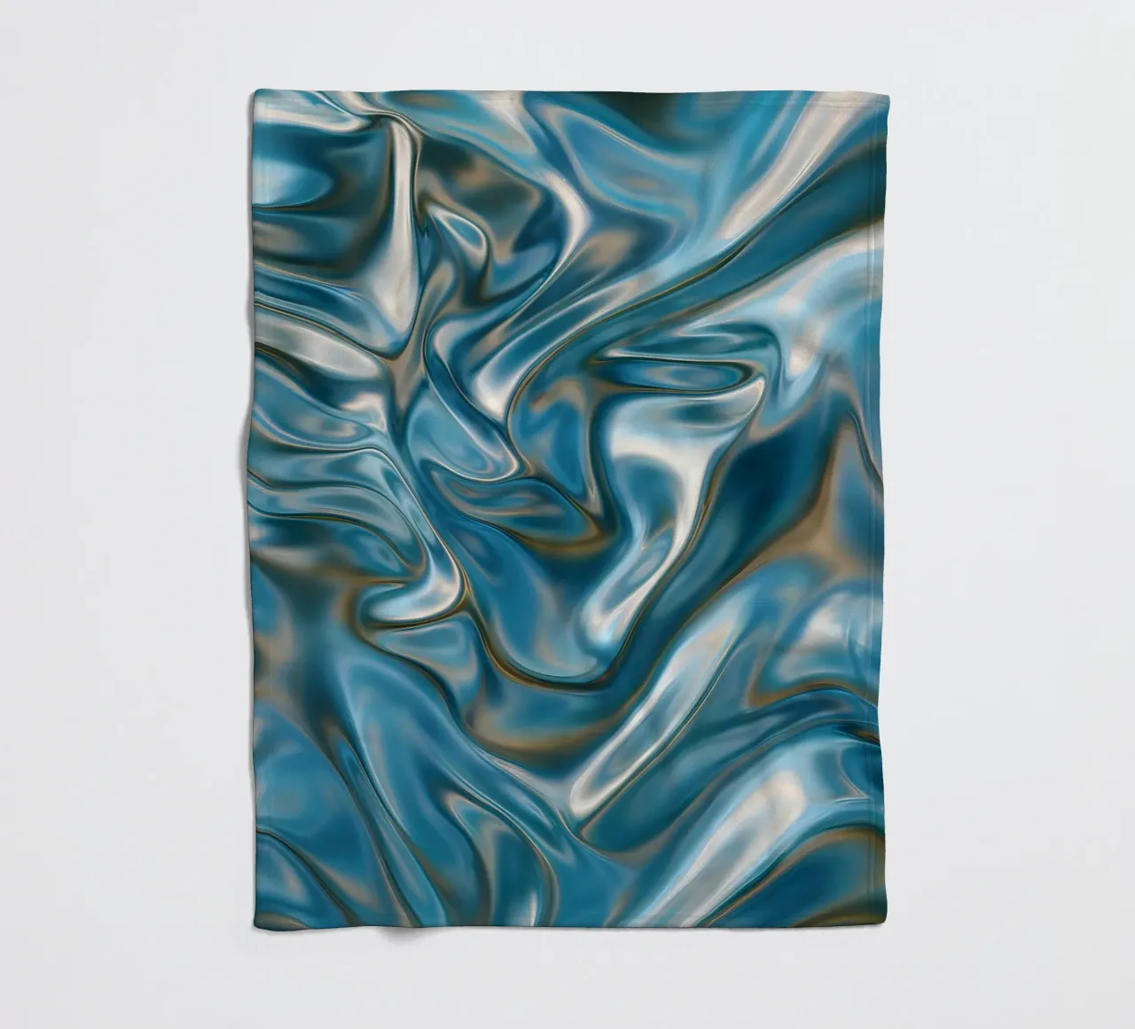 Liquid Alloy fleece blanket by SMPLE