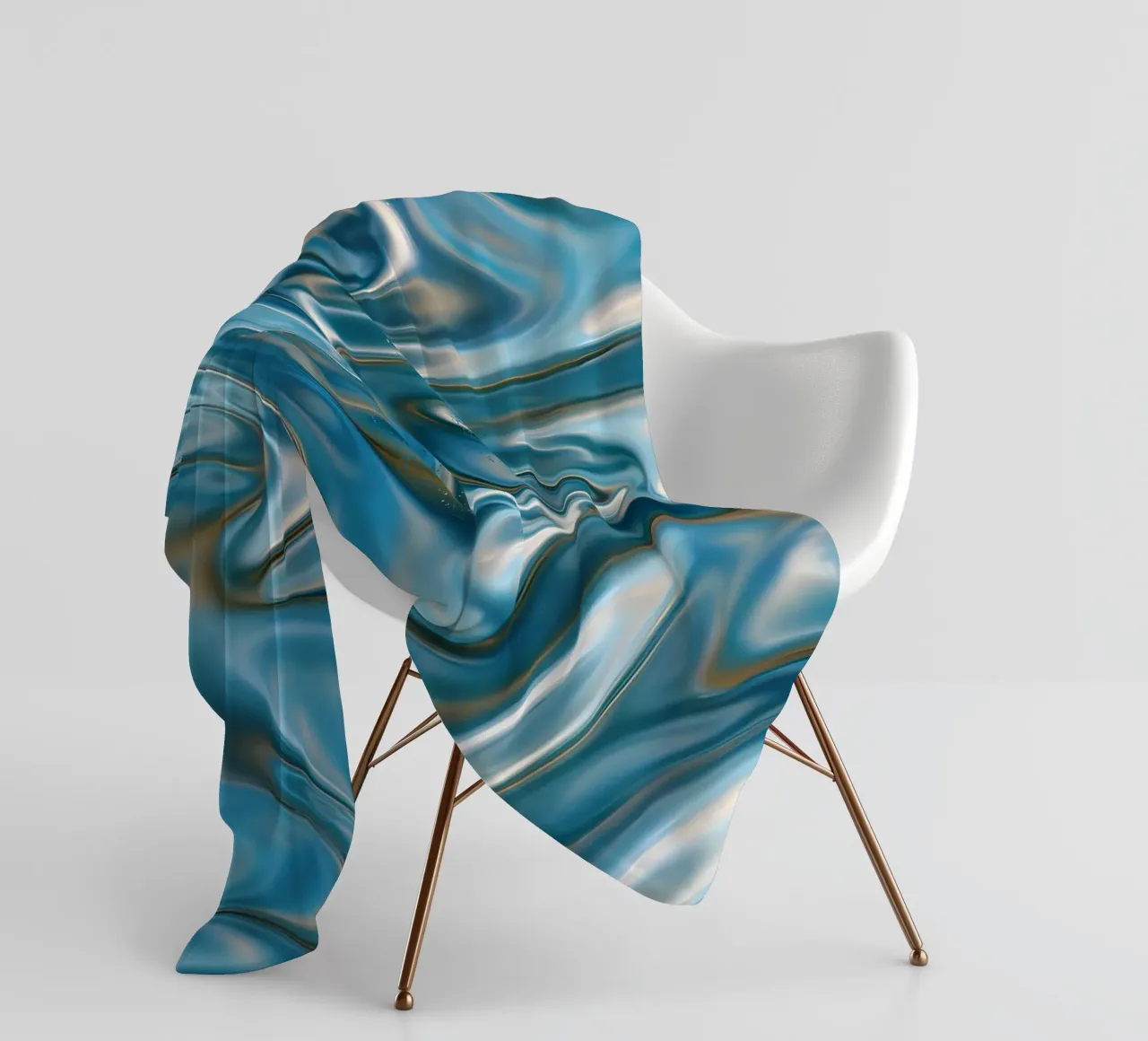 Liquid Alloy fleece blanket by SMPLE
