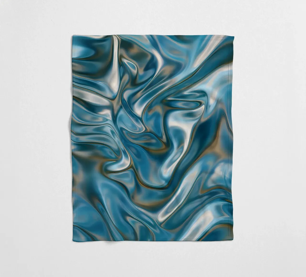 Liquid Alloy fleece blanket by SMPLE