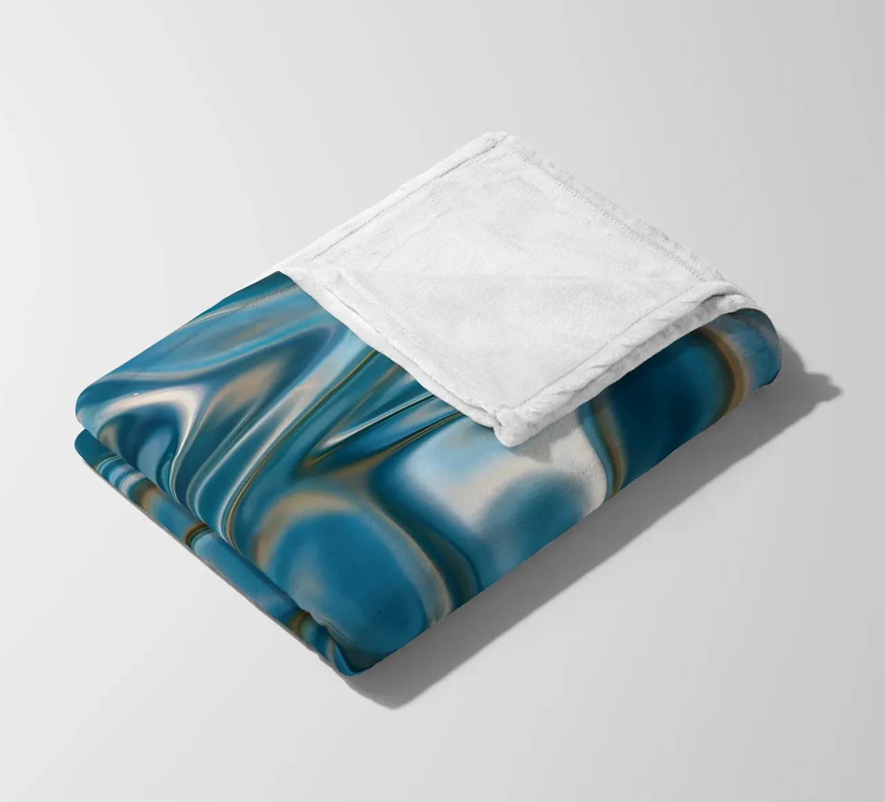 Liquid Alloy fleece blanket by SMPLE