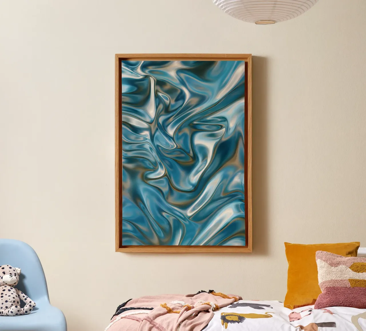 Vloeibare legering canvas met Baklijst van SMPLE