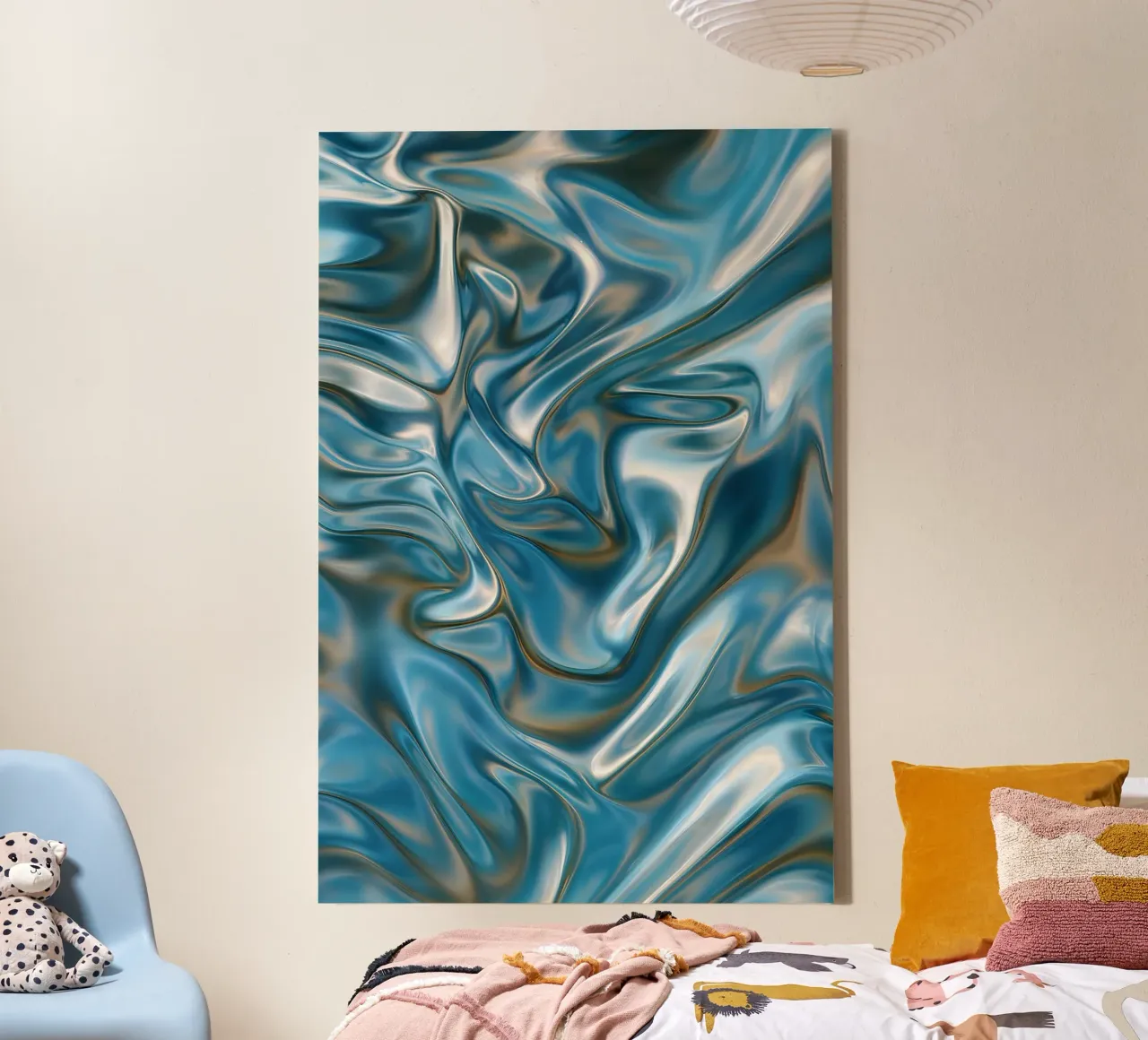 Vloeibare legering canvas met Baklijst van SMPLE