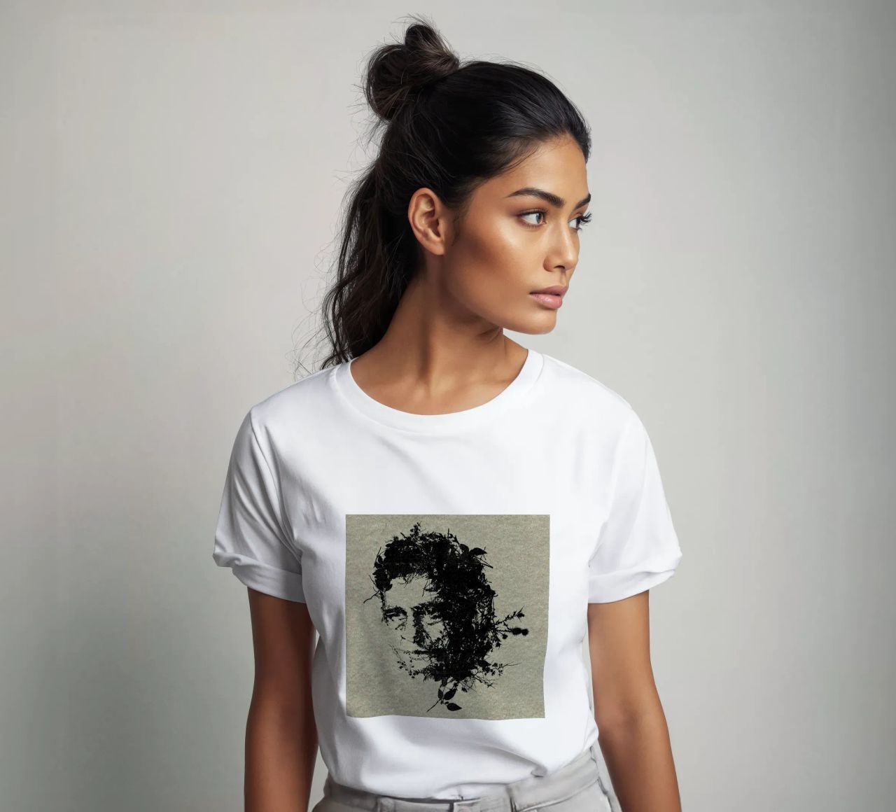 Johnny Cash T-Shirt von Carlos Quitério