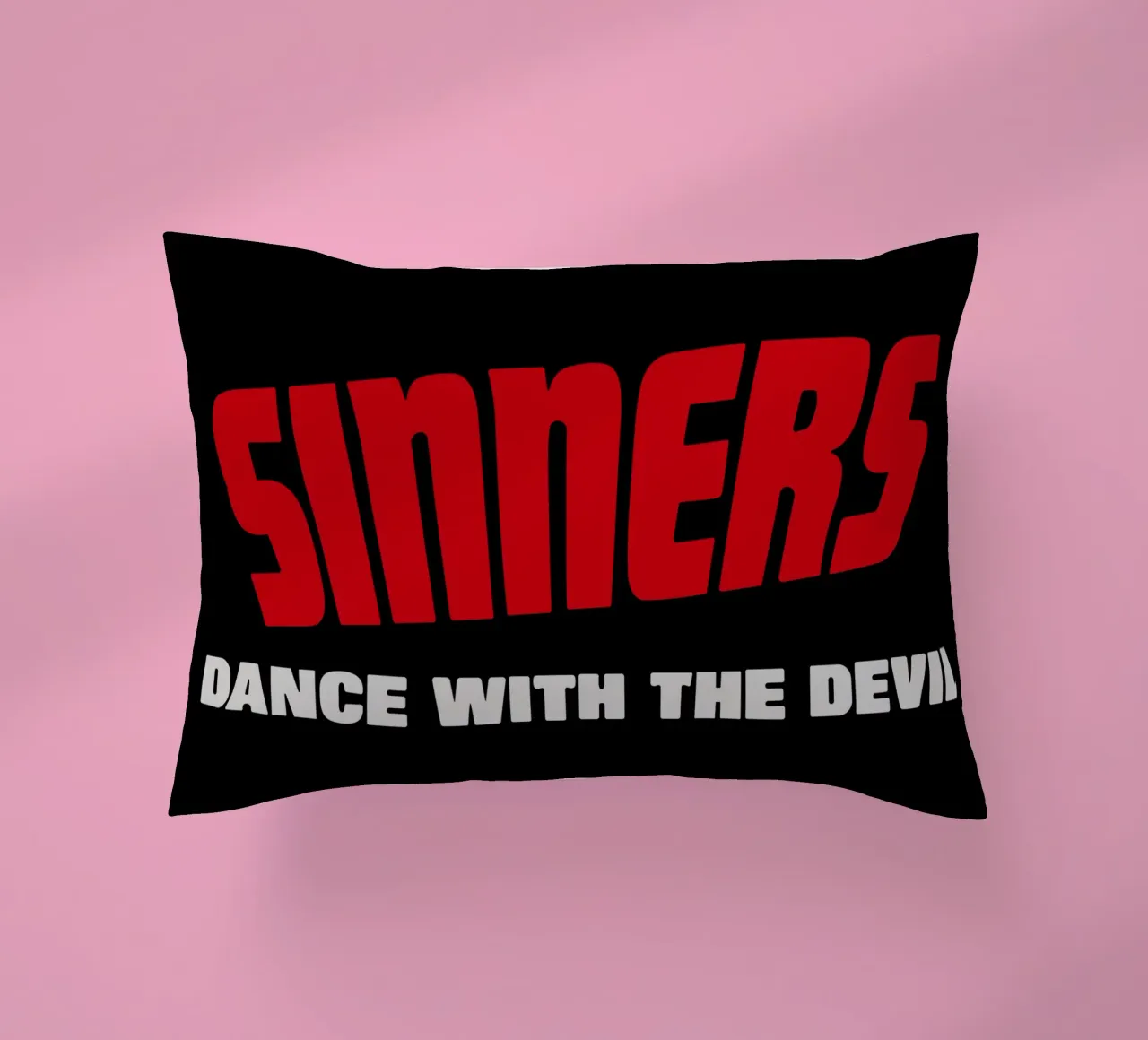 Sinners Dance with the Devil decorative cushion by Junkie Movie 2