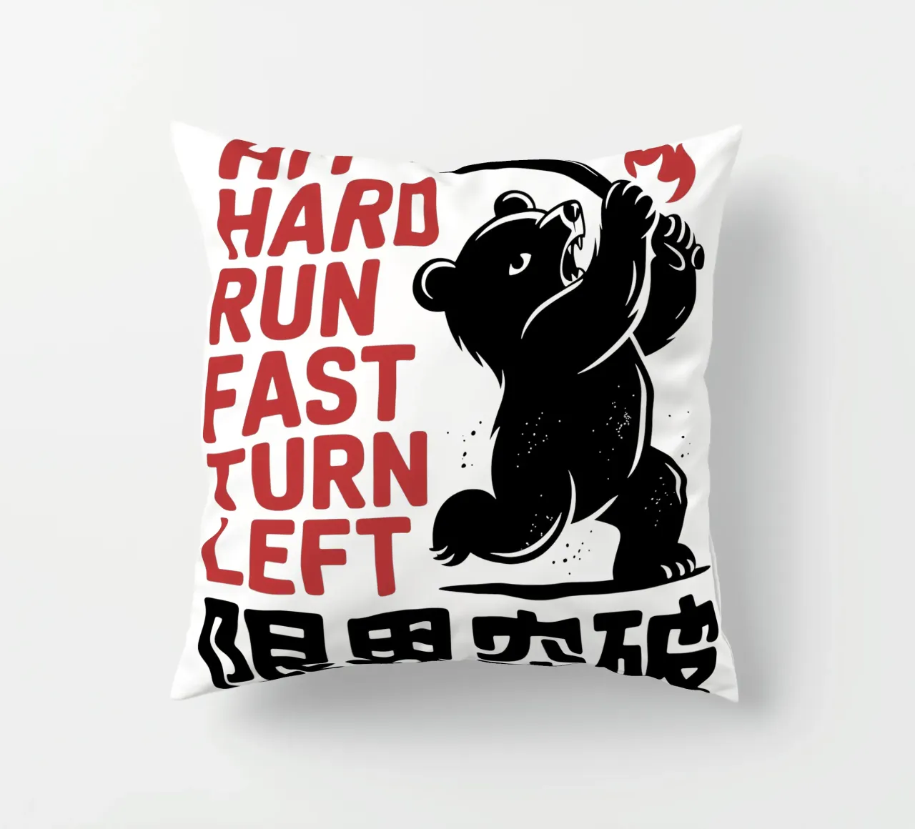 Orso giapponese da baseball - Limit Break Kanji Bat Swing cuscino da GameDay Studio