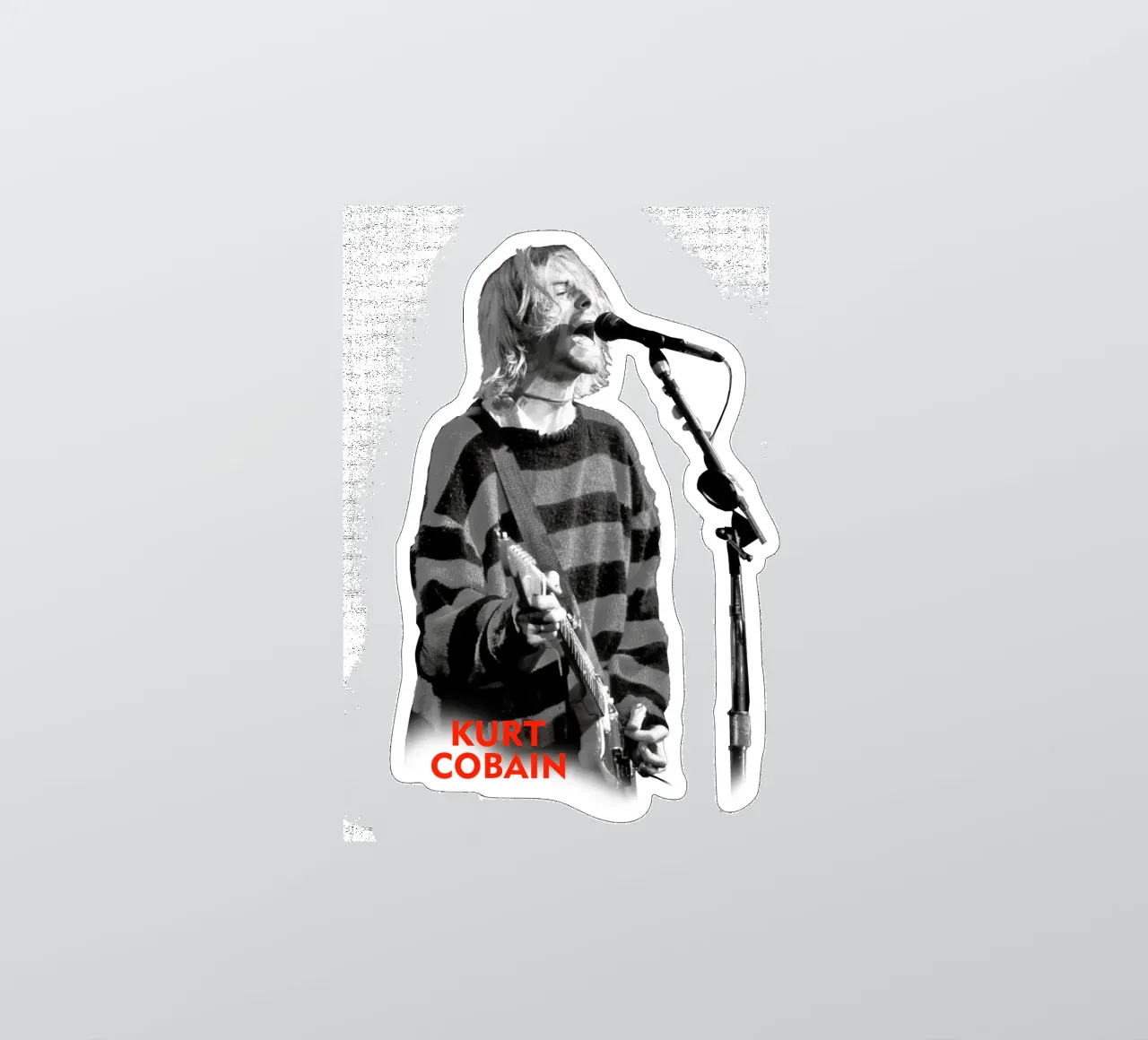 Kurt Cobain sticker by Theidolastore