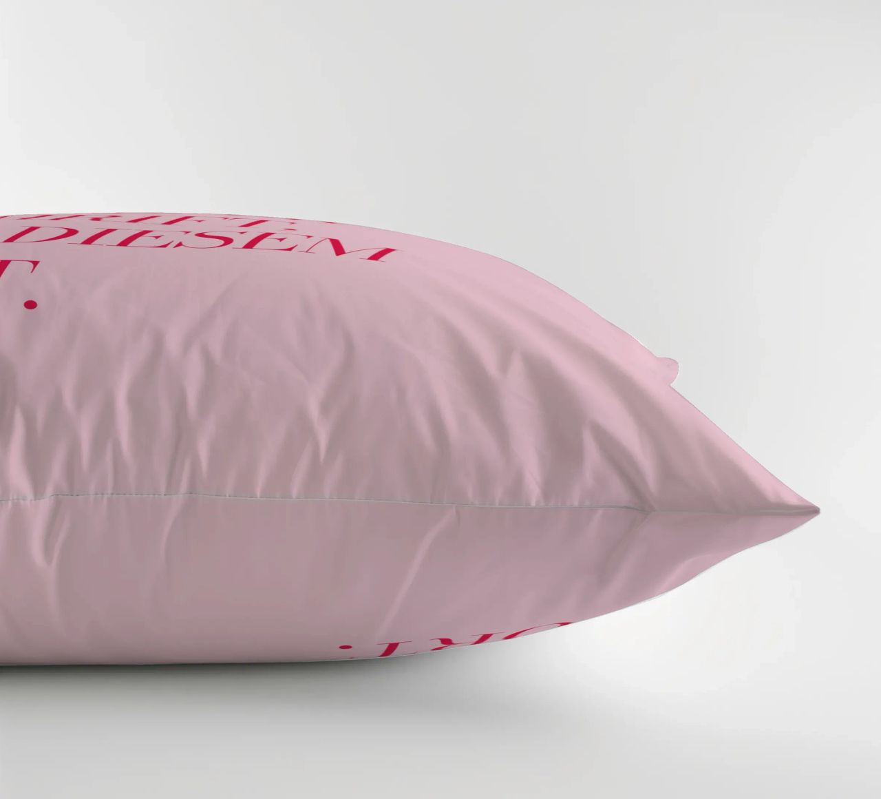 Wunschtext in rosa rot cuscino da WORTSPIEL