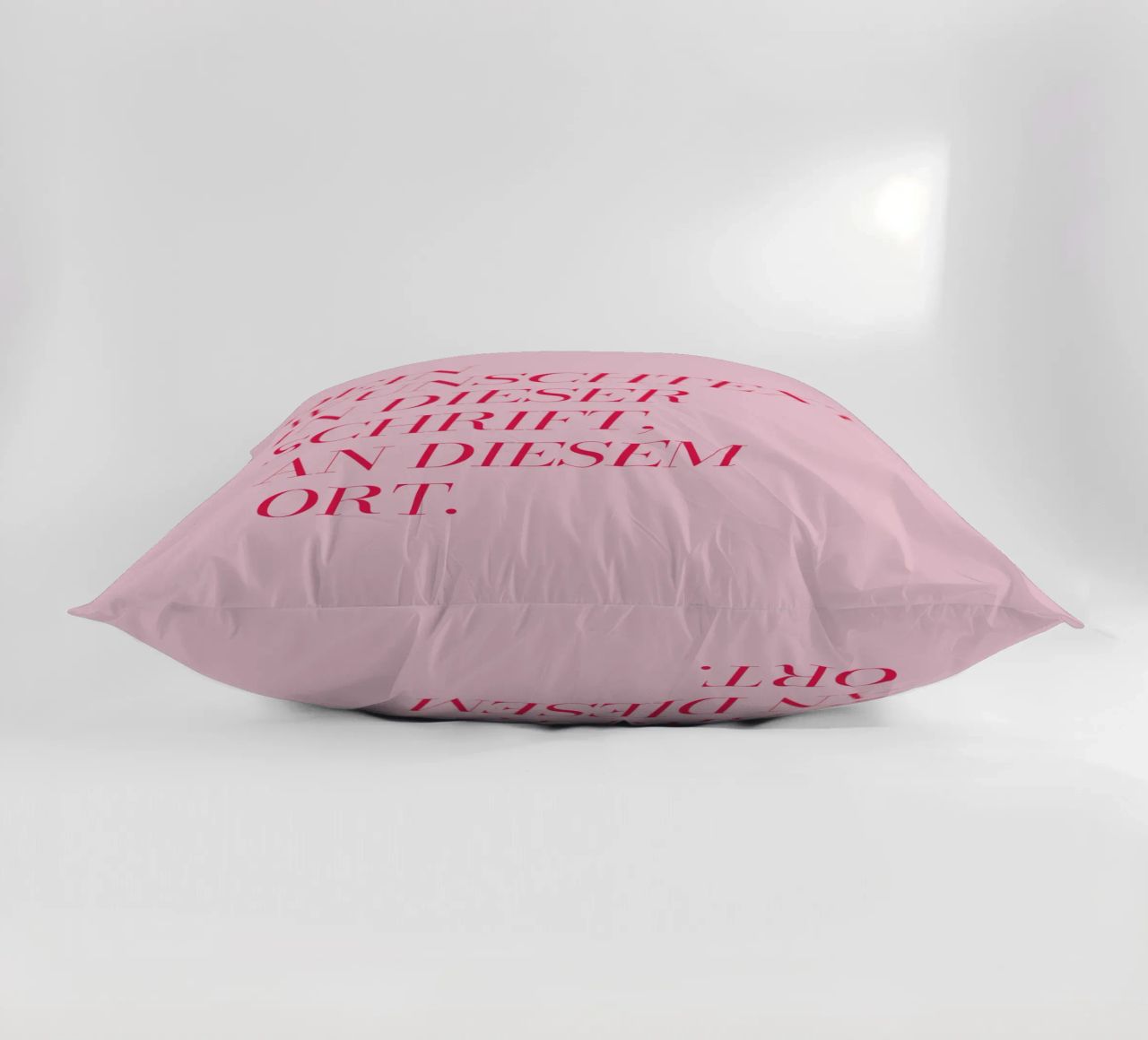 Wunschtext in rosa rot cuscino da WORTSPIEL