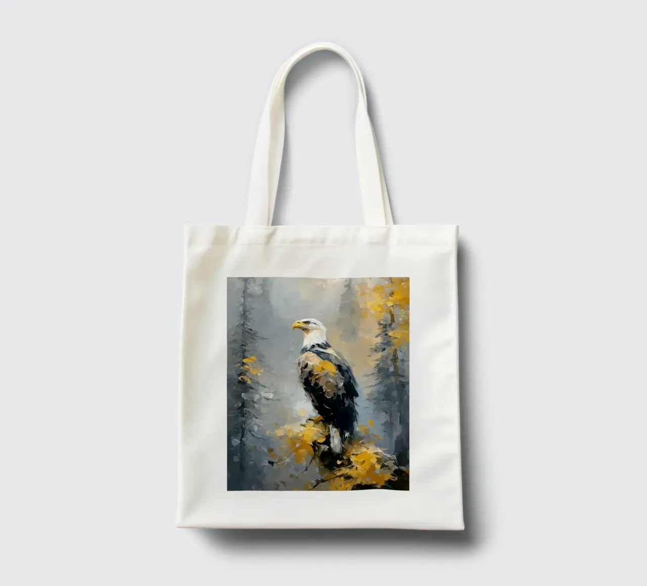 Eagle Forest Golden borsa in juta da Mateo