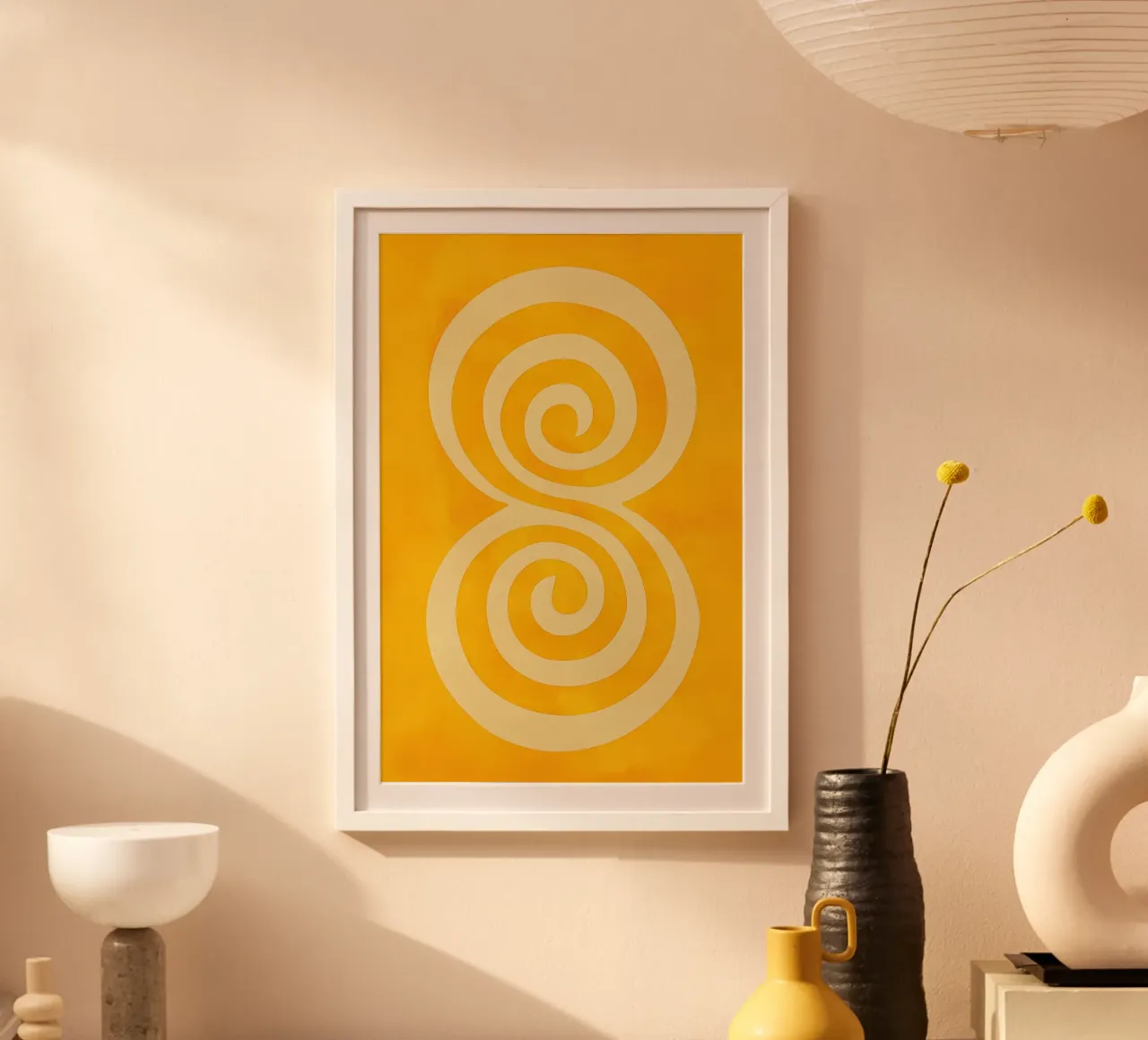 Jardin Zen jaune-soleil | Double torsion jaune hahnemühle de Autofocus