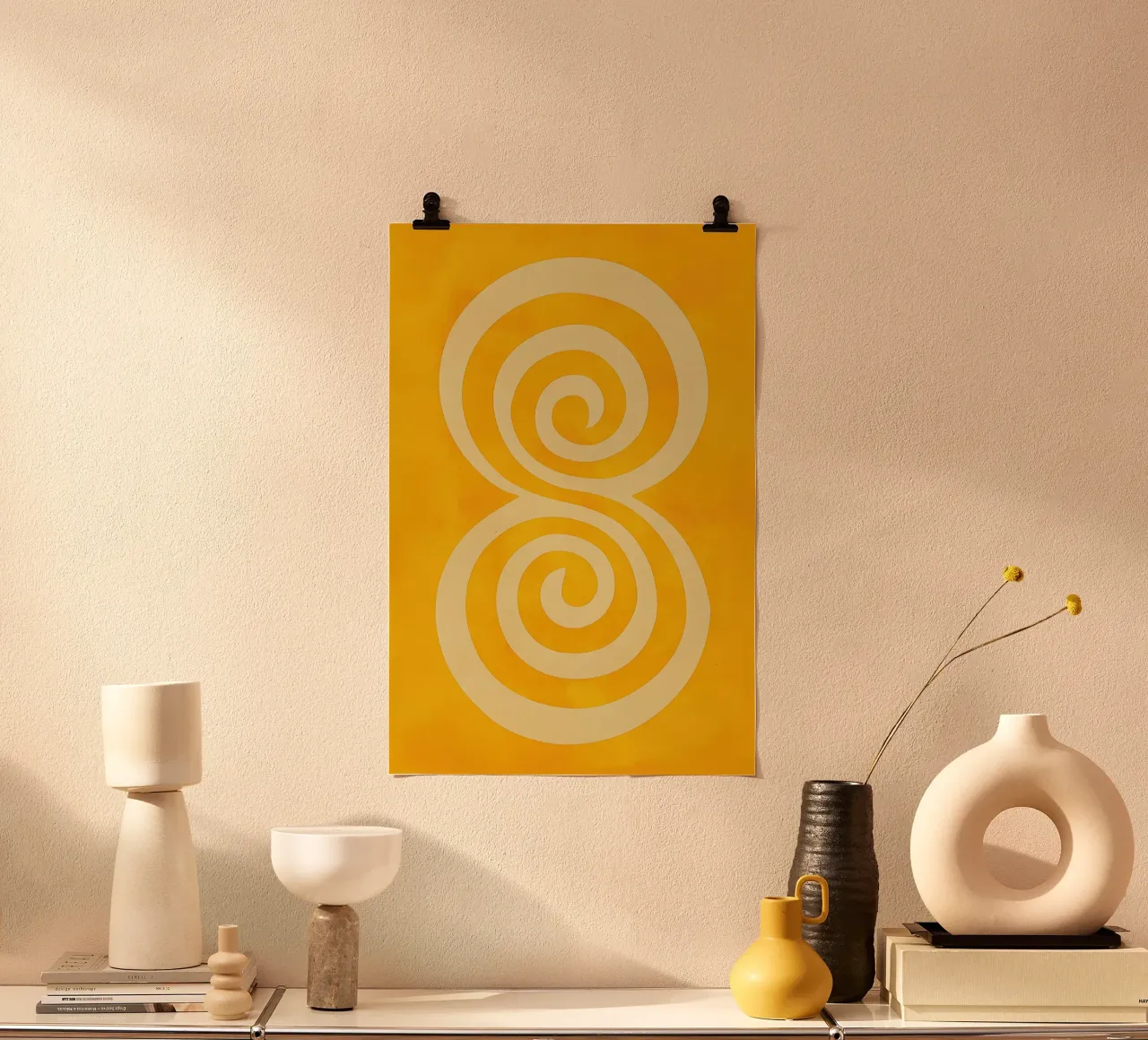 Jardin Zen jaune-soleil | Double torsion jaune hahnemühle de Autofocus