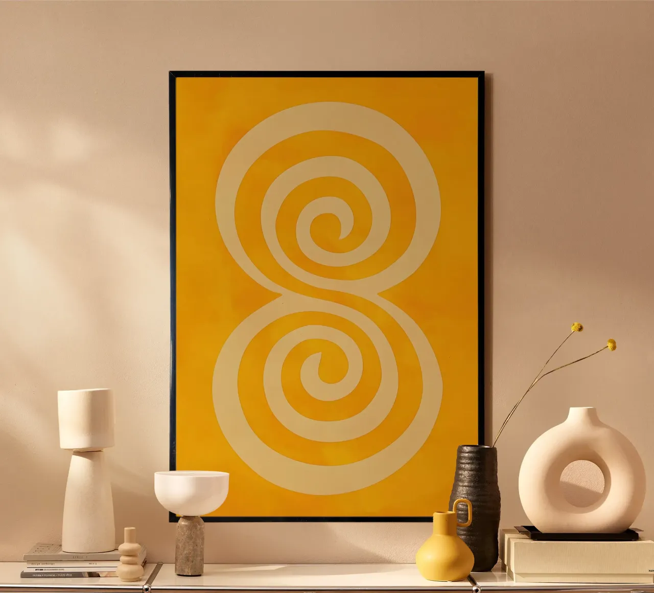 Jardin Zen jaune-soleil | Double torsion jaune hahnemühle de Autofocus