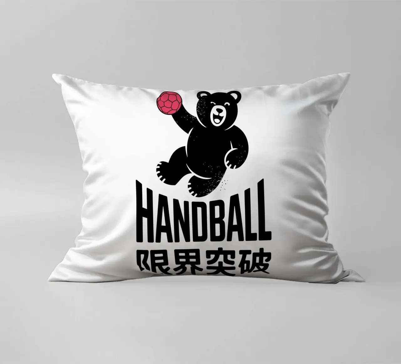 Orso giapponese di pallamano - Lancio con kanji di Limit Break cuscino da GameDay Studio