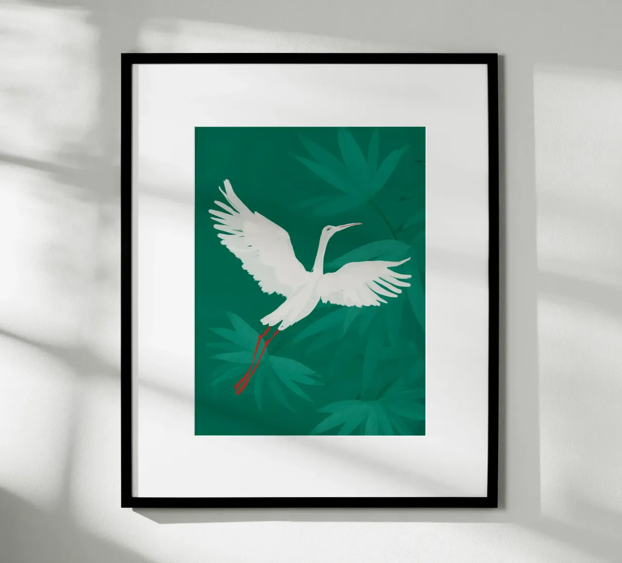 Uccello in volo 2 poster con telaio in plastica da dada22