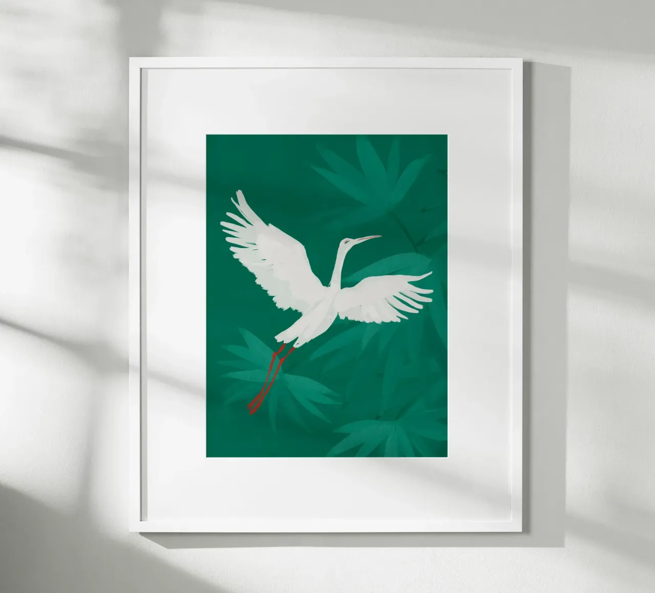 Uccello in volo 2 poster con telaio in plastica da dada22