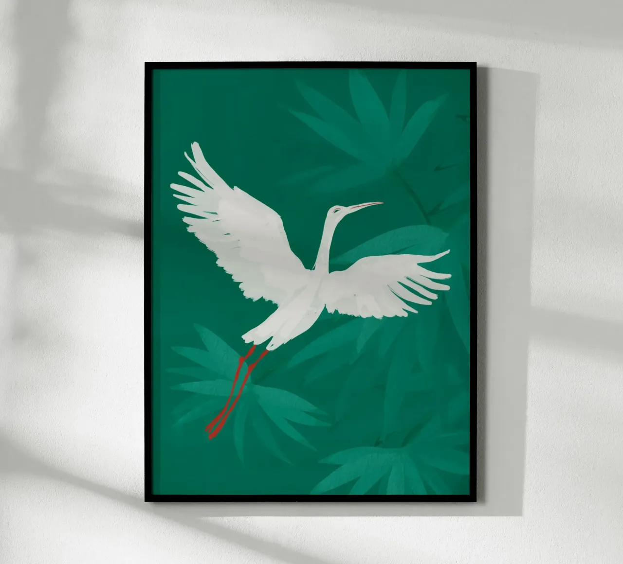 Uccello in volo 2 poster con telaio in plastica da dada22