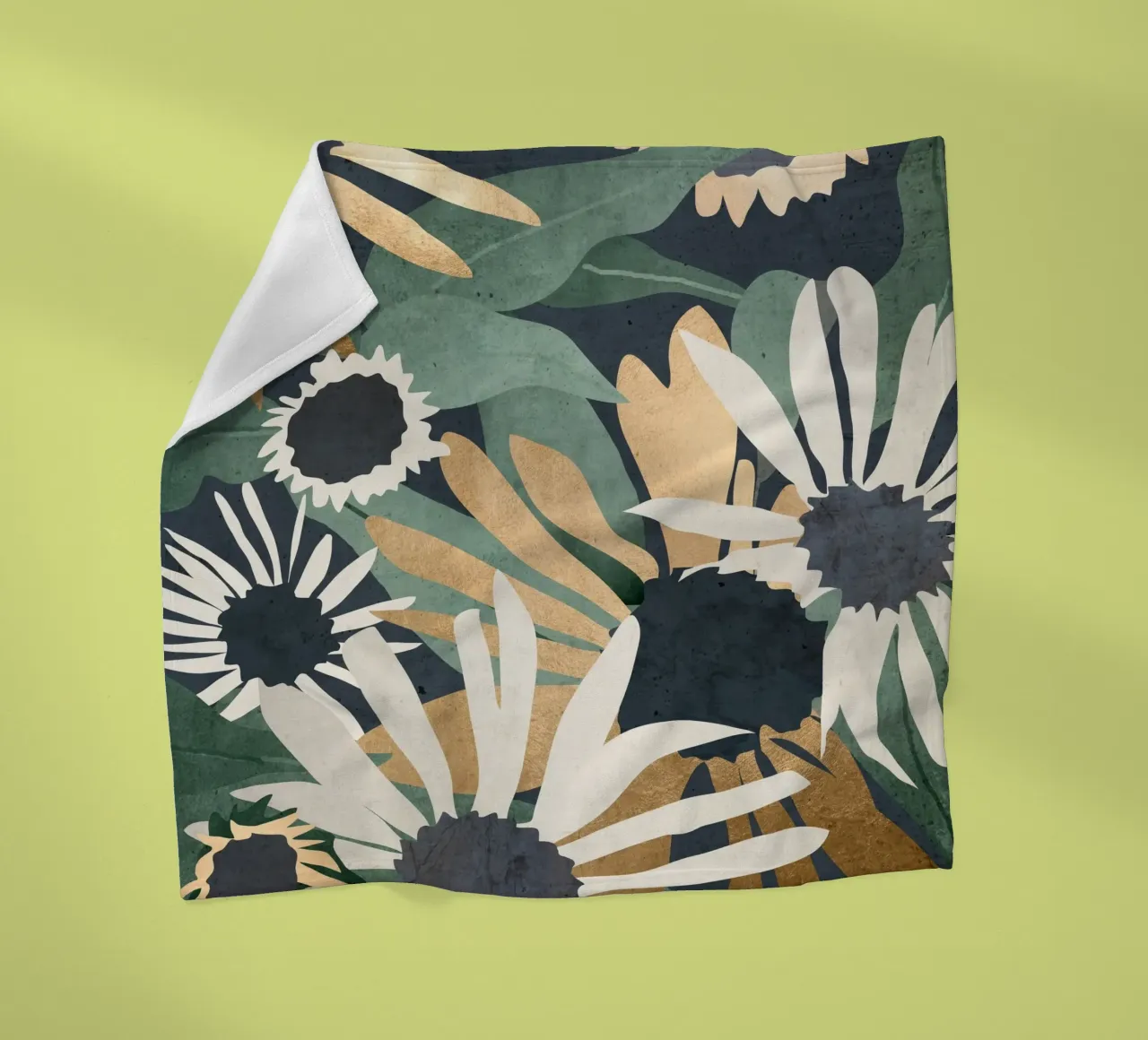 Fiori 10 coperta in pile da dada22