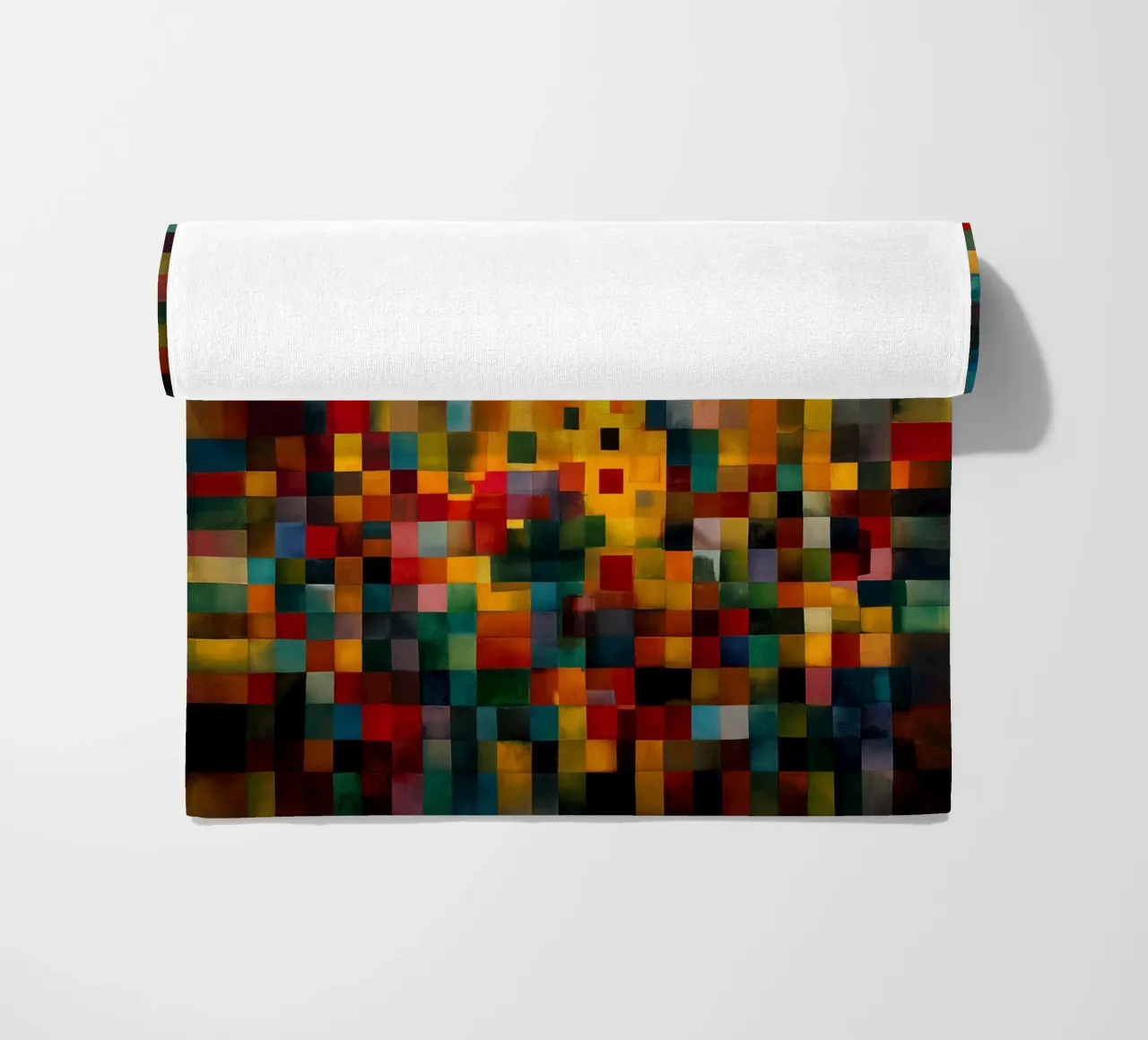 Quadratini astratti ispirati a Paul Klee telo mare da Autofocus