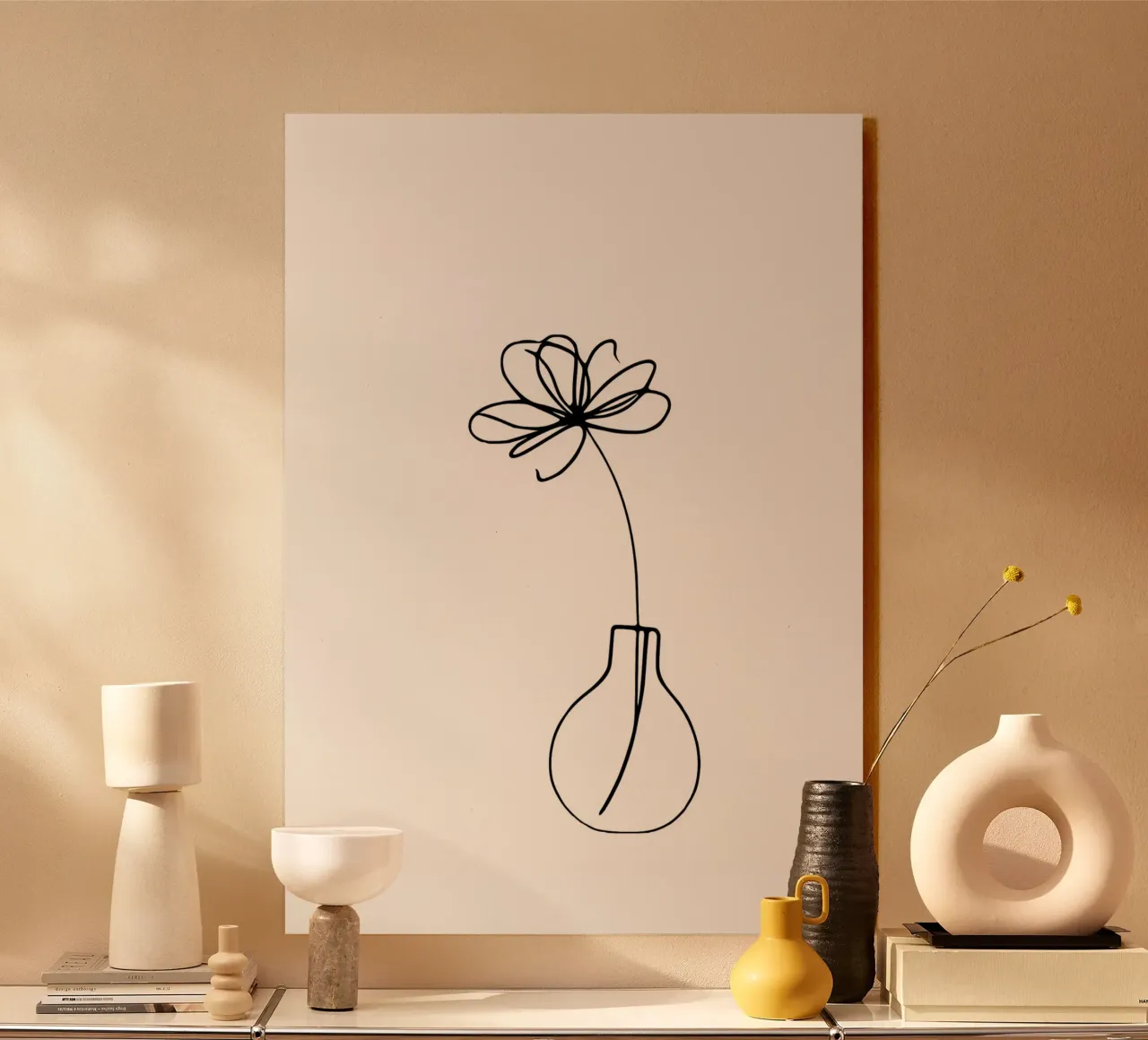 Linienblume plexiglass da typostudio