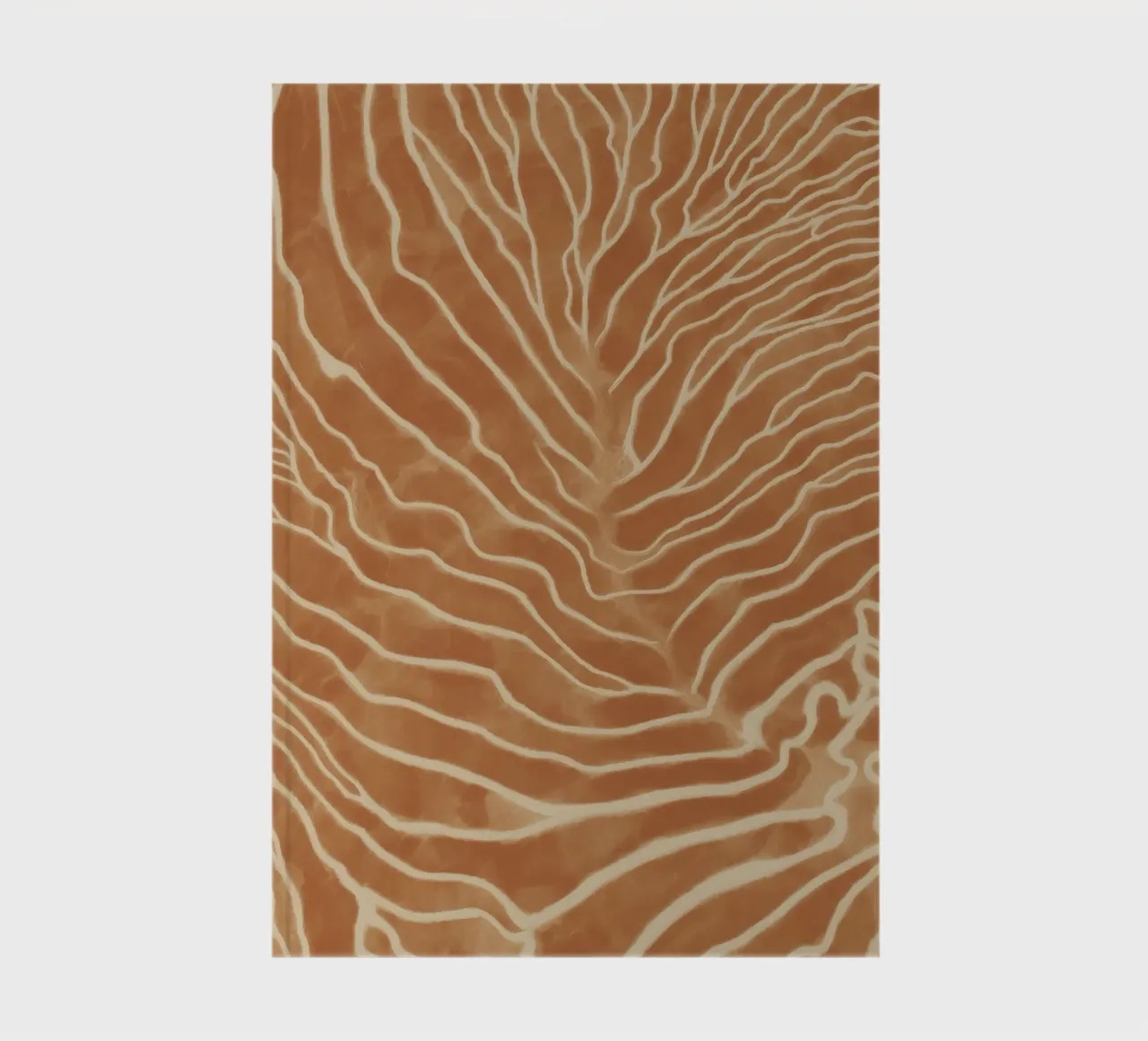 Hidden roots | Abstract line art notebook by Autofocus