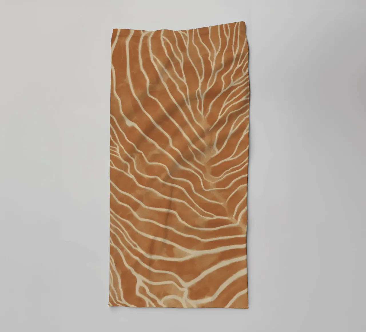 Hidden roots | Abstract line art towel by Autofocus
