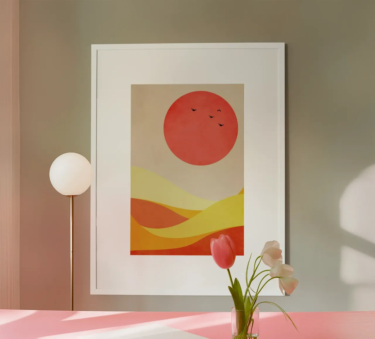 Sweet Harmony poster con telaio in plastica da Kubistika