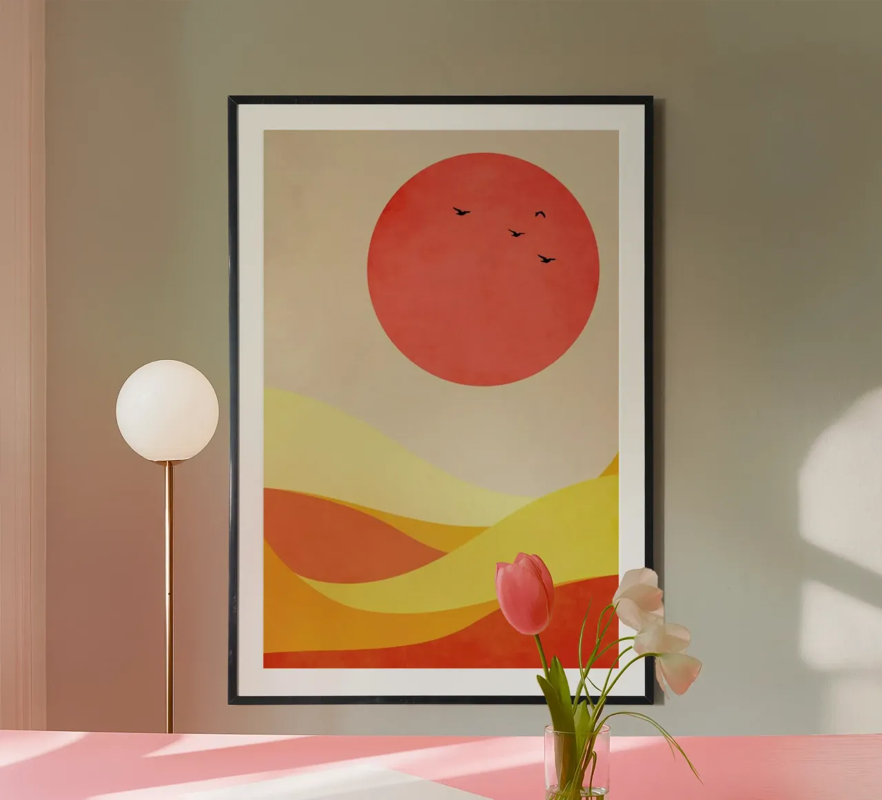 Sweet Harmony poster con telaio in plastica da Kubistika