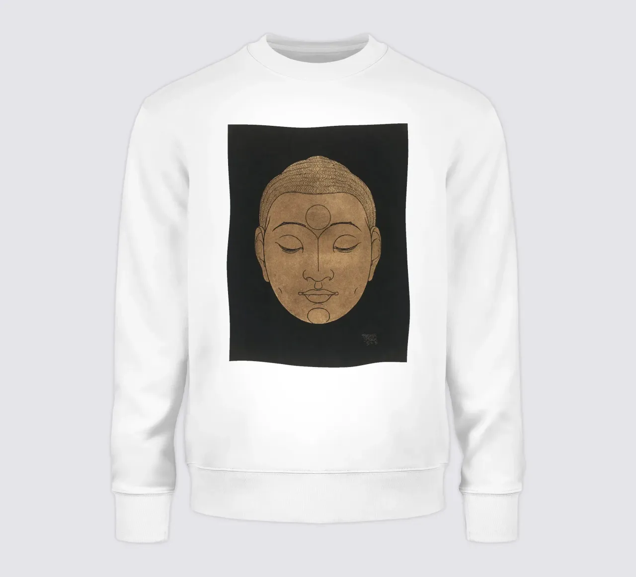 Head of Buddha felpa da apoloprints