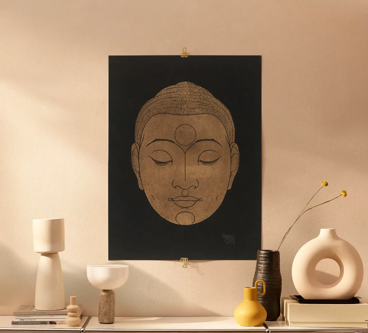 Head of Buddha poster da apoloprints