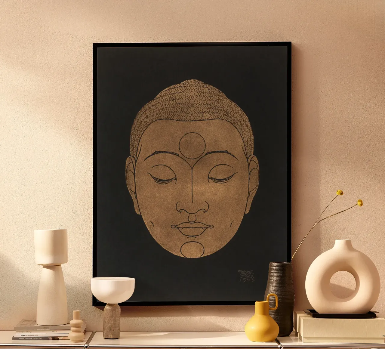 Head of Buddha poster da apoloprints