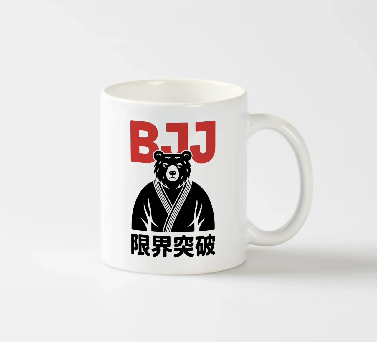 Orso giapponese BJJ Design - Brazilian Jiu-Jitsu tazza in ceramica da GameDay Studio