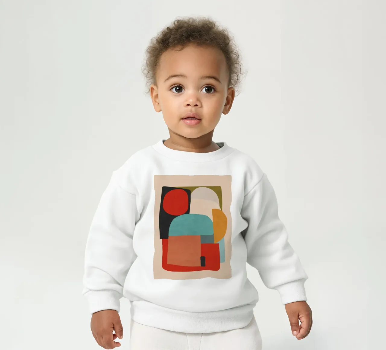 Forme astratte moderne felpa neonato da ThingDesign