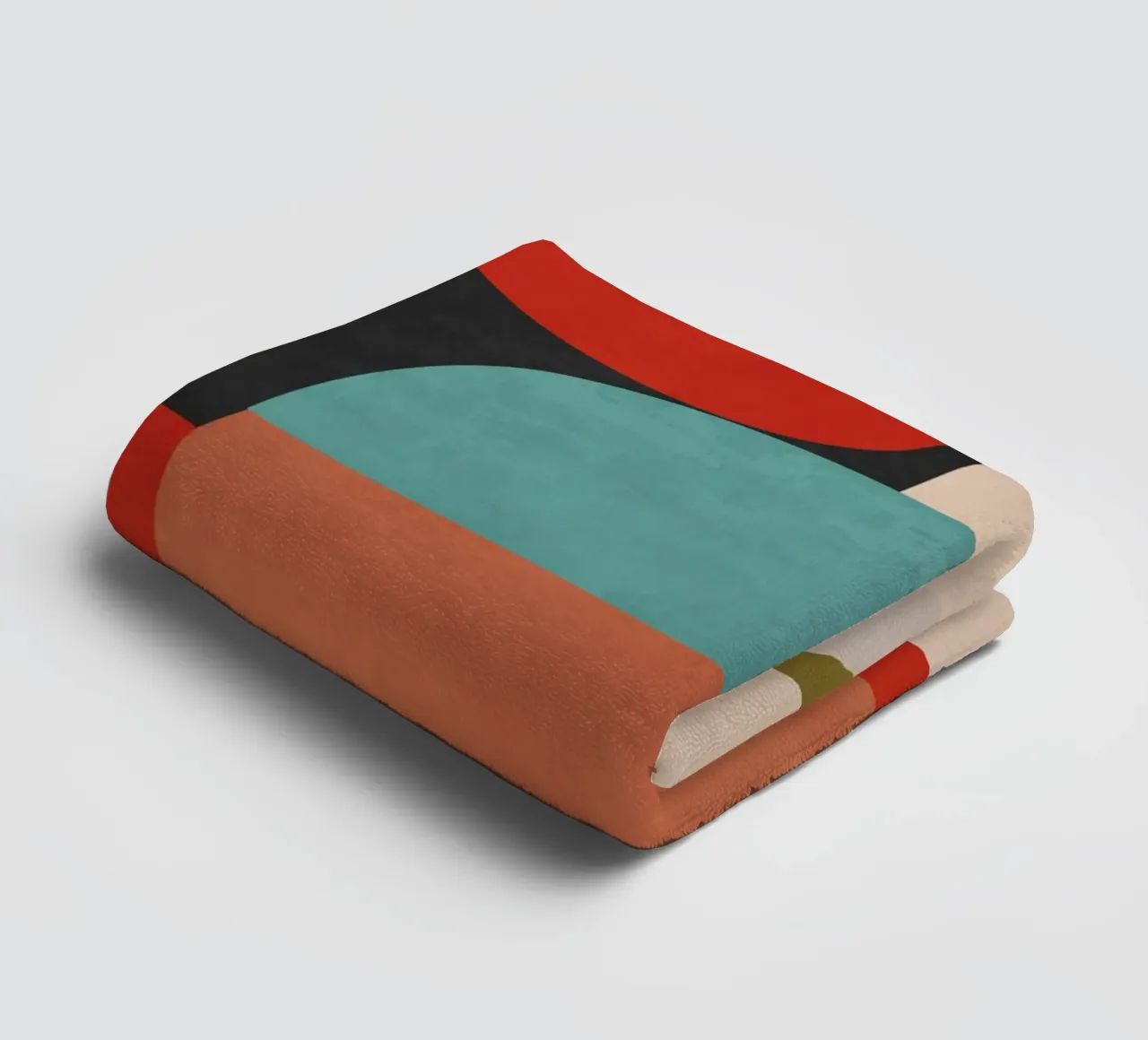 Modern Abstract Shapes towel by ThingDesign