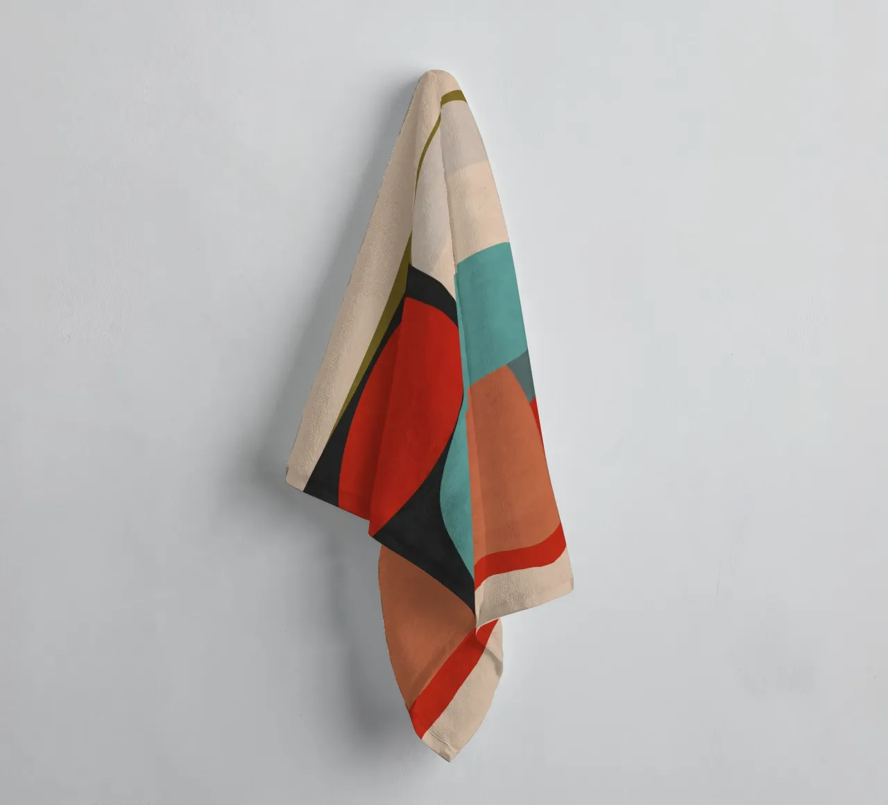 Modern Abstract Shapes towel by ThingDesign