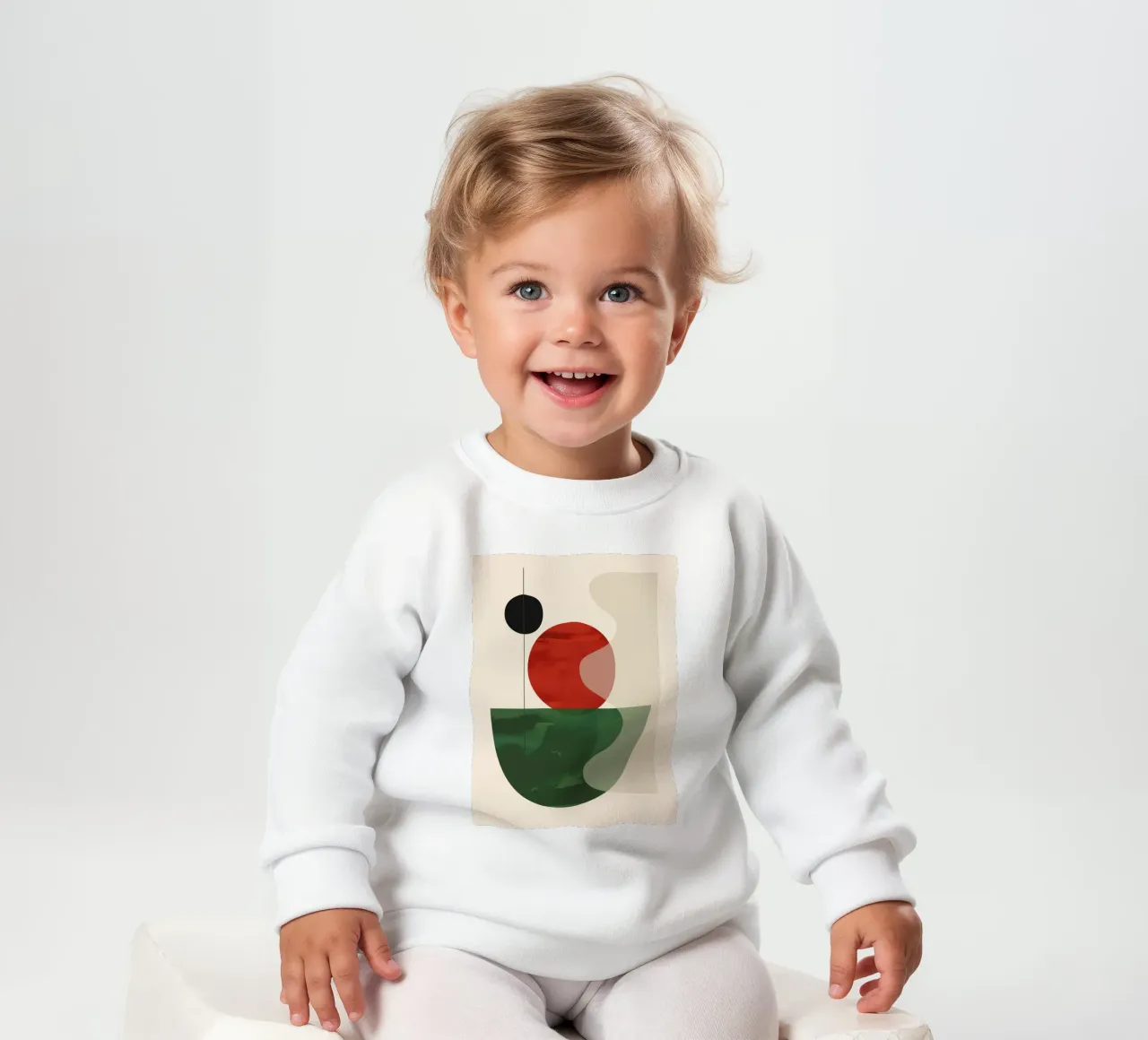 Forme astratte minimali felpa neonato da ThingDesign